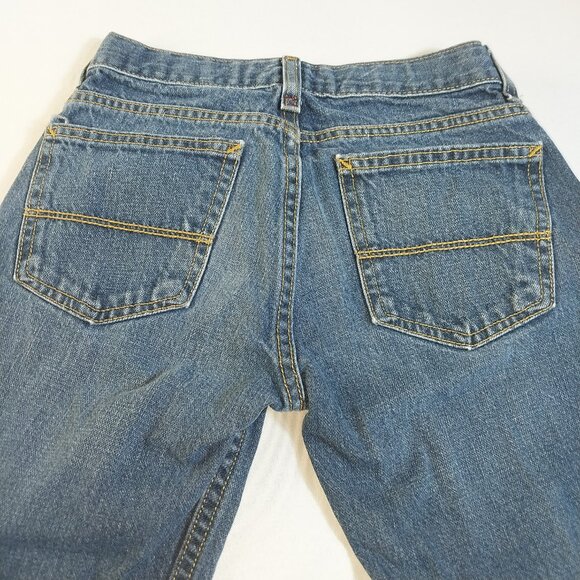 Arizona Jean Co Boys Size 8 Reg Relaxed Straight Blue Jeans - Picture 6 of 16